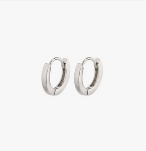 Arnelle Small Silver Plated Hoops