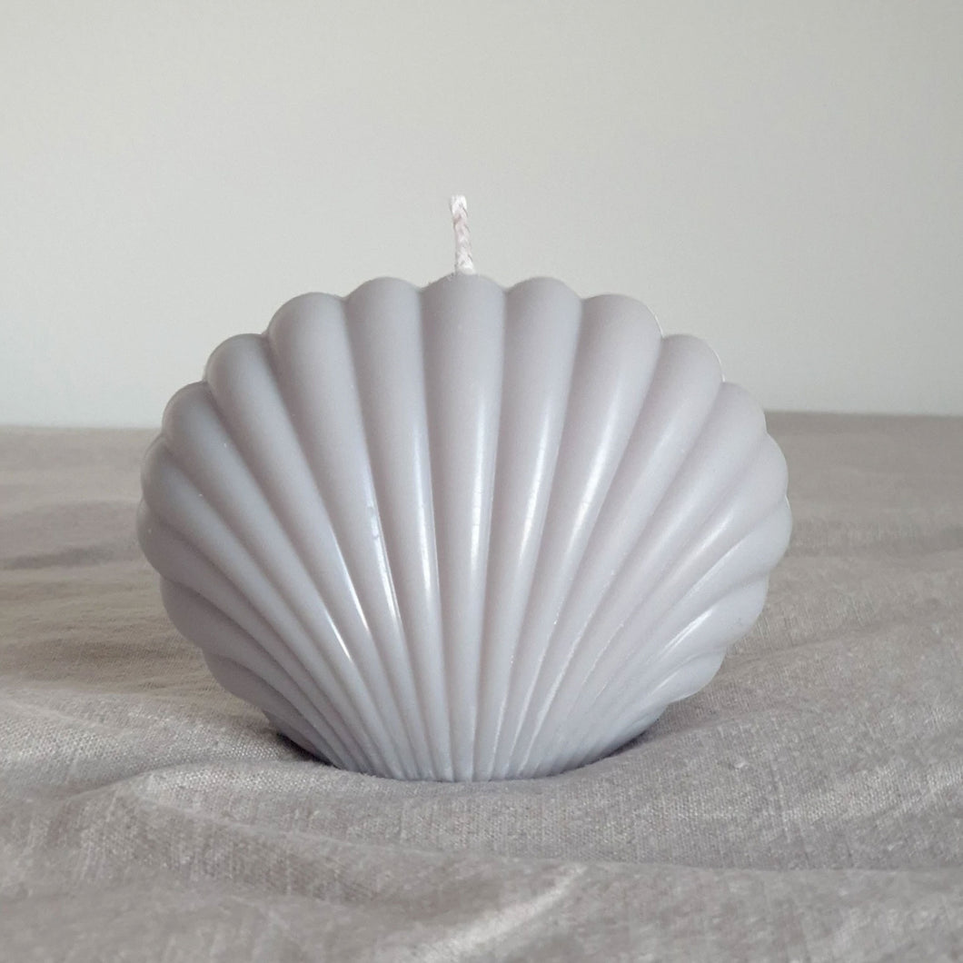 Shell Candle Cloud Grey