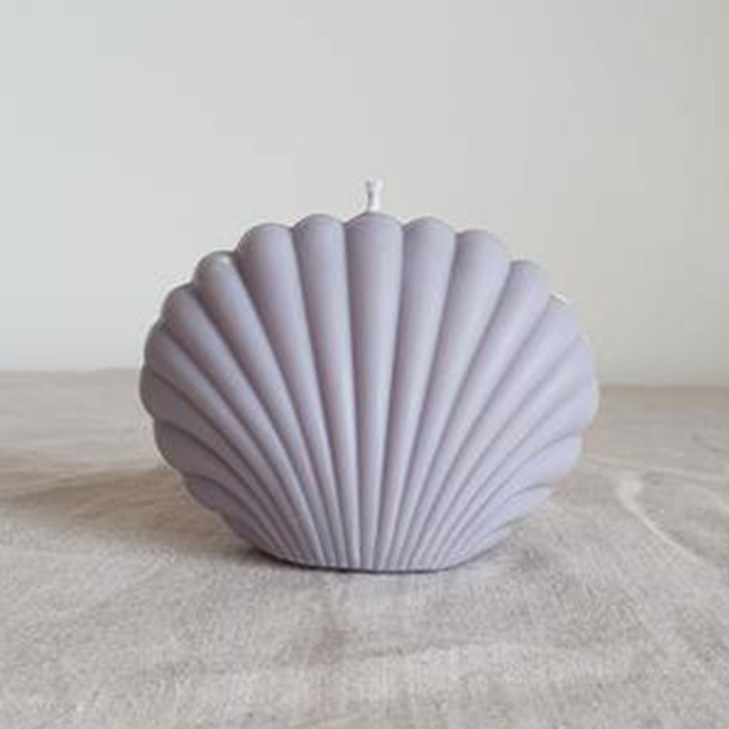 Shell Candle Pastel Purple