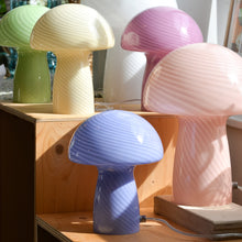 Load image into Gallery viewer, Glass Mushroom Lamp Small / Colours