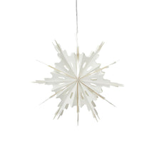 Load image into Gallery viewer, Wikholm Form White Swedish Christmas Light Up Snowflake