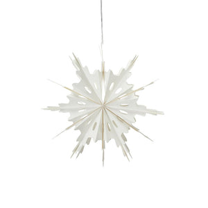 Wikholm Form White Swedish Christmas Light Up Snowflake