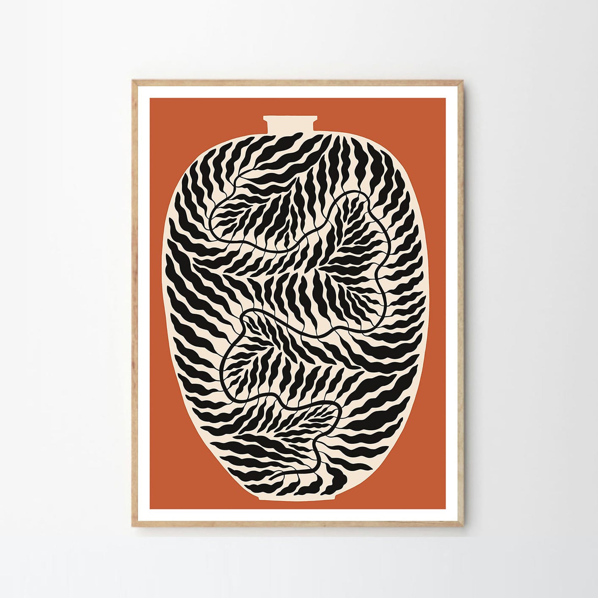 The Poster Club Urn Terracotta Print by Linnéa Andersson in Various Sizes