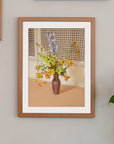 Paper Collective 'Blomst 06, Beige' Print 30x40