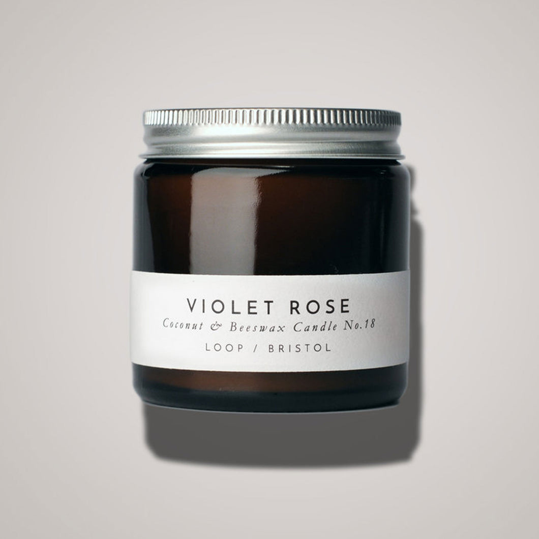 Violet Rose Scented Candle