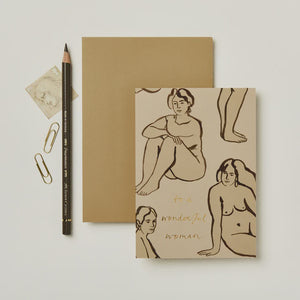 Wanderlust Paper Co. 'To a Wonderful Woman' Card