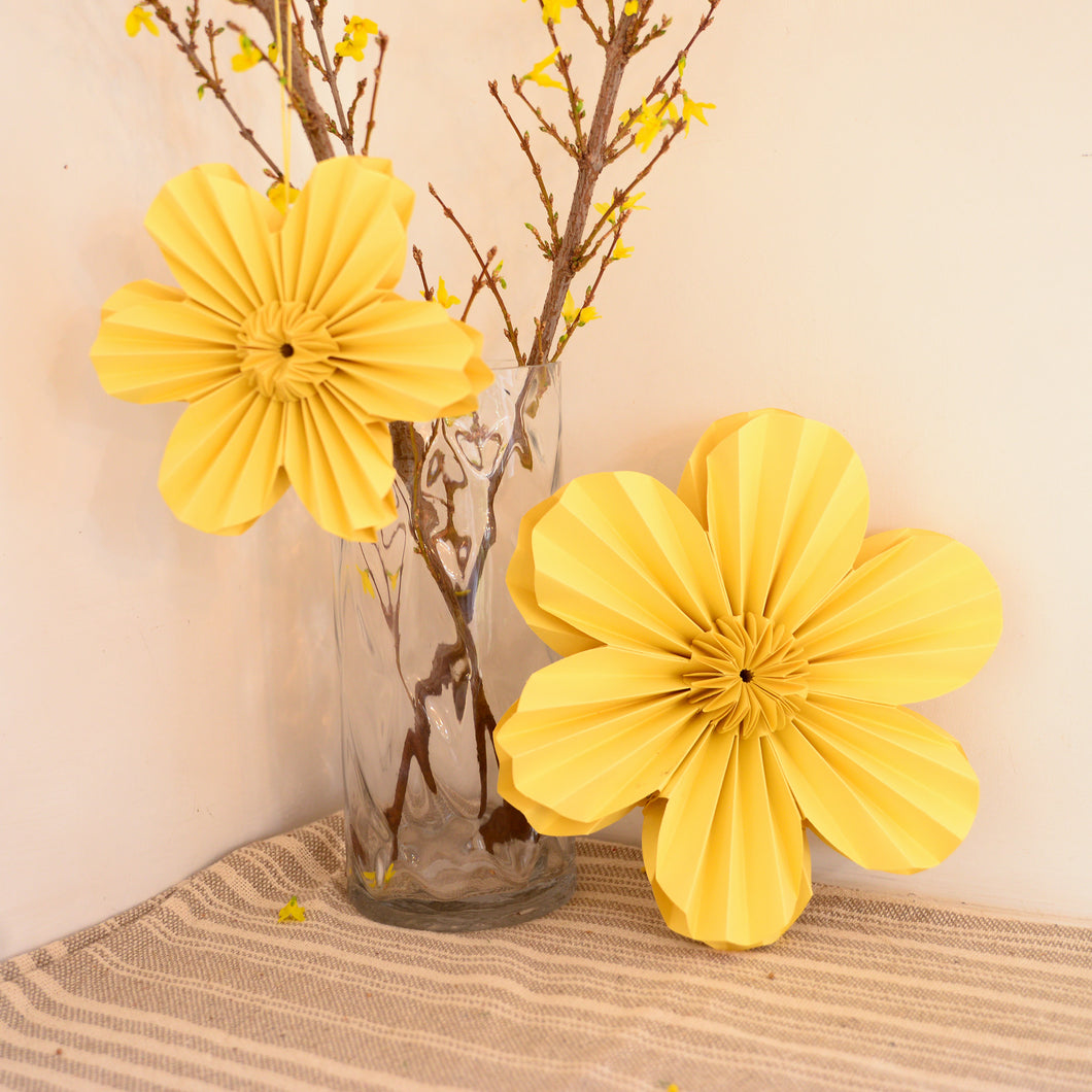 Wikholmform Yellow Colourful Paper Flowers