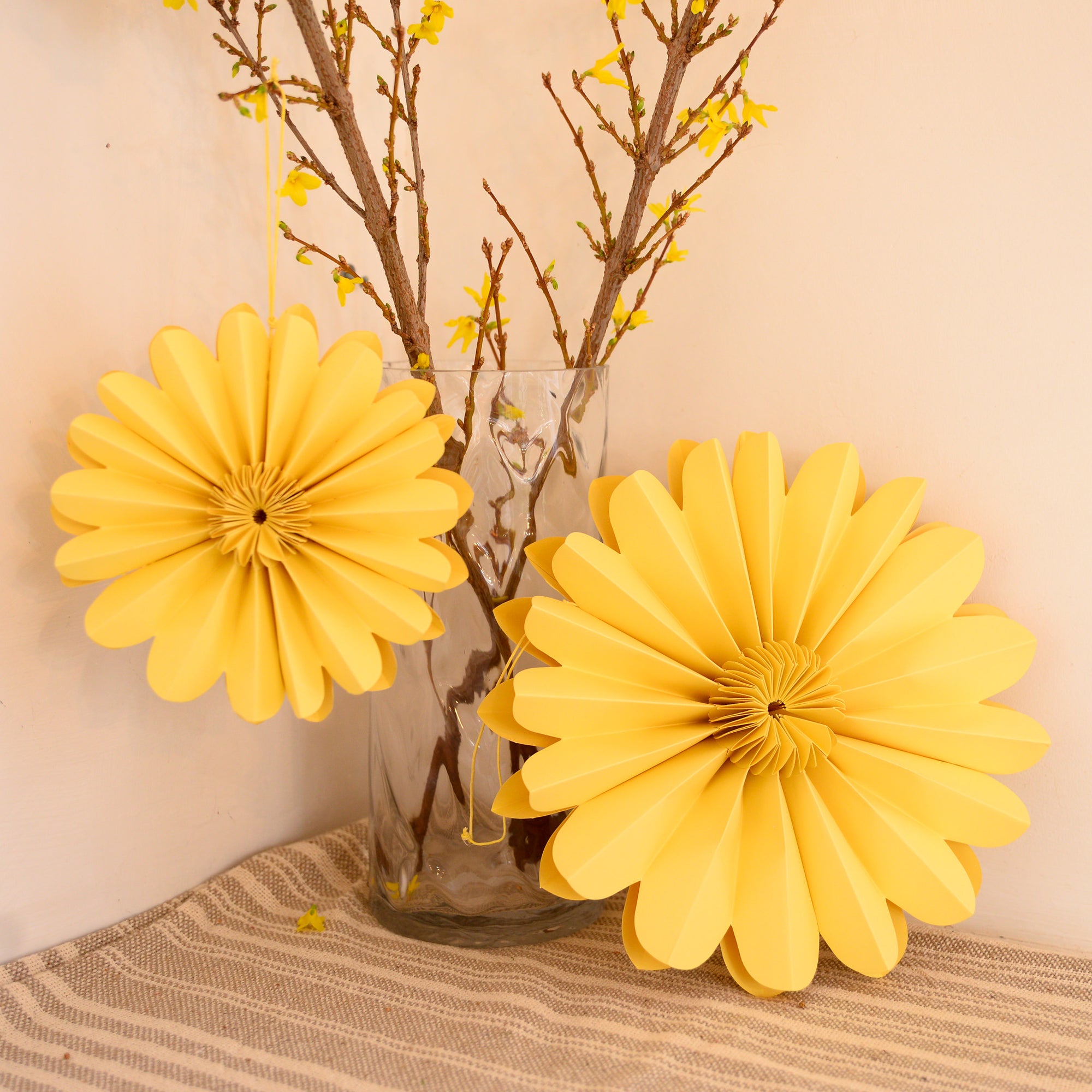 Wikholmform Yellow Colourful Paper Flowers