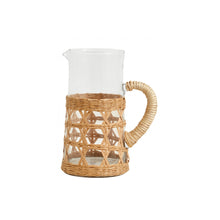 Load image into Gallery viewer, Woven Glass Pitcher