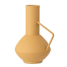Load image into Gallery viewer, Bloomingville Irine Yellow Metal Vase