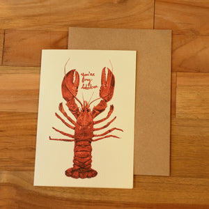 Max Made Me Do You're My Lobster Card