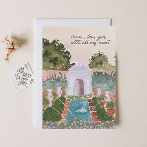 Mum, Love You Walled Garden Card