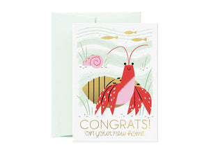 Card Nest New Home Hermit Crab Card