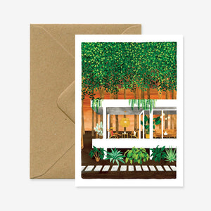 House in the woods card