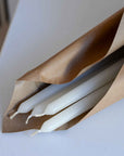 Tall Dinner Candle in Cream Set of Four