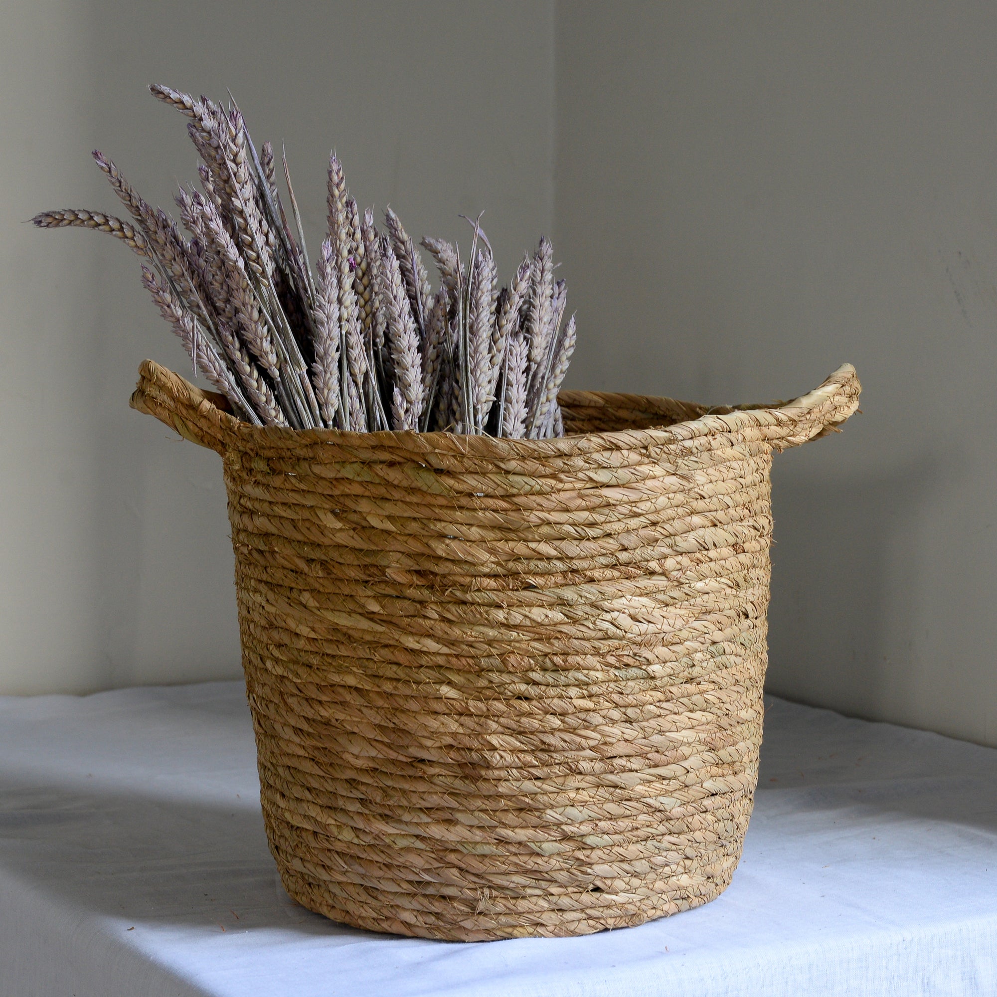 Natural jute basket