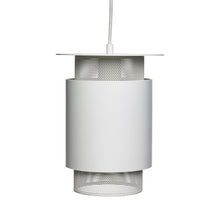 Load image into Gallery viewer, White Metal Mesh Lamp
