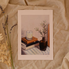 Load image into Gallery viewer, Beth Kaye &#39;Bedside Candle&#39; Print Two Sizes