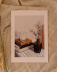 Beth Kaye 'Bedside Candle' Print Two Sizes