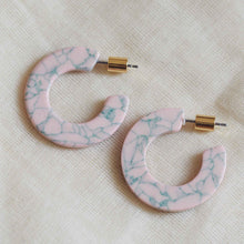 Load image into Gallery viewer, Annabelle resin hoops frm big metal