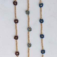 Load image into Gallery viewer, Big Metal London Amanda Tiny Daisy Beaded Bracelet in Various Colours