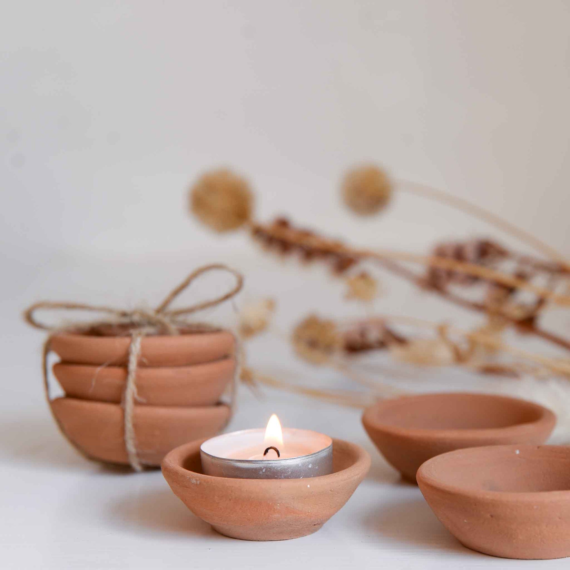Marion terracotta bowl set of 3