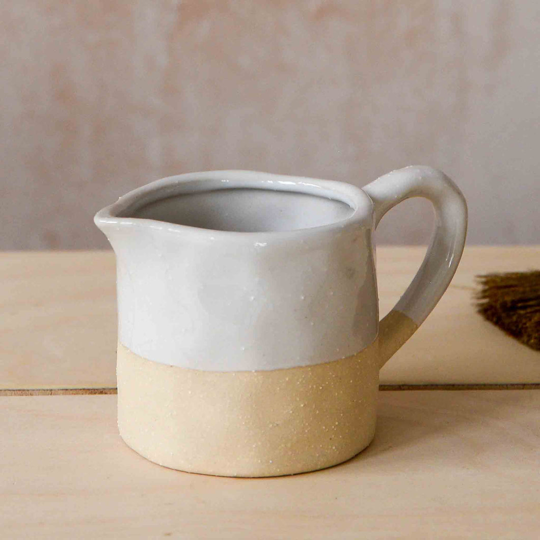 Iris mini milk jug stoneware