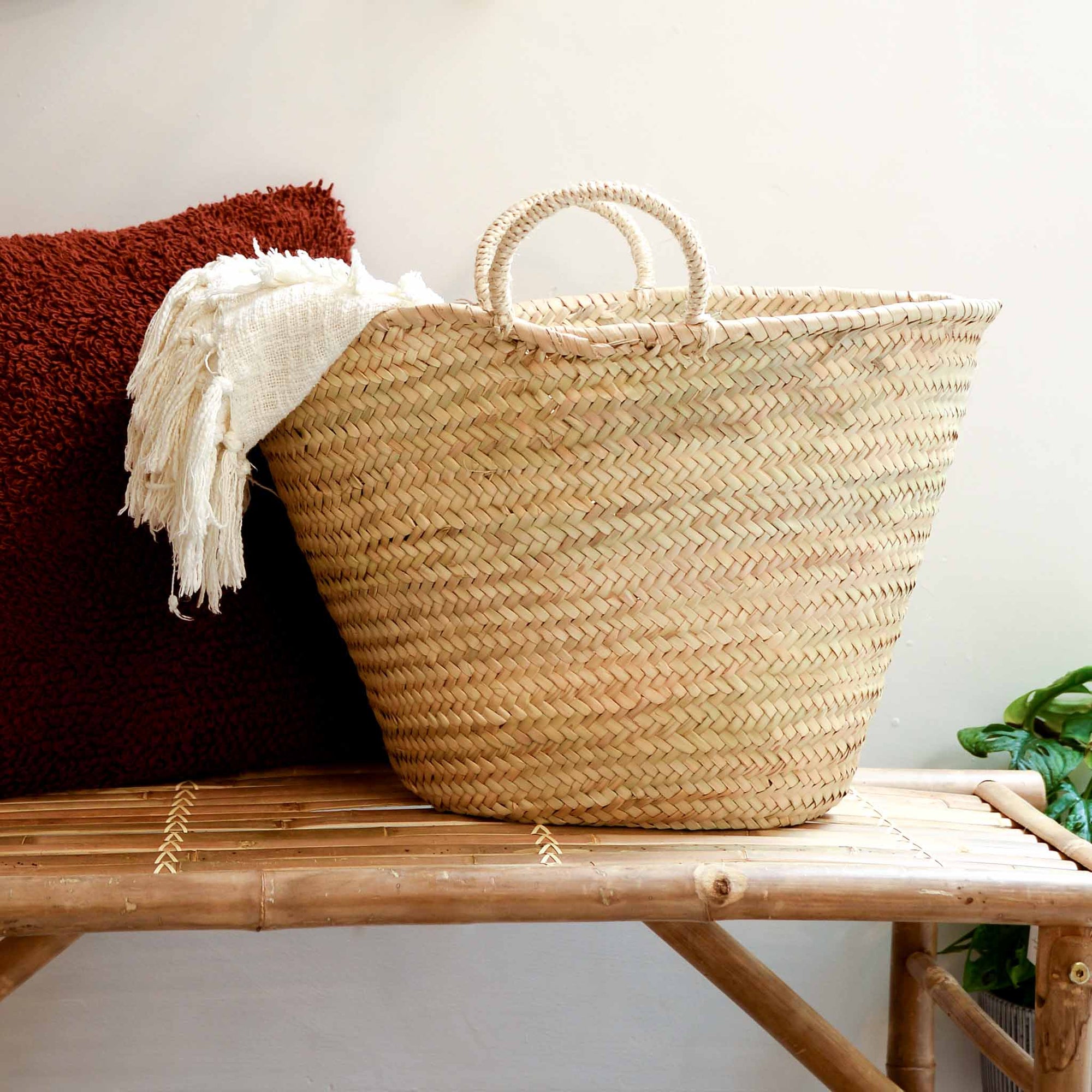 Bohemia Market Basket in Small with Short Handle