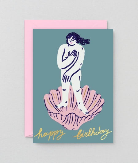 Venus Happy Birthday Card