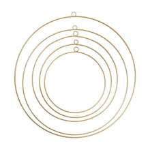 Load image into Gallery viewer, Wikholm Set of Five Brass Rings