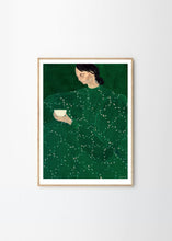 Load image into Gallery viewer, sofia lind coffee alone at place de clichy print