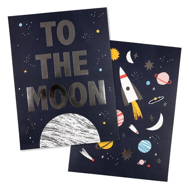 Set of Two Space Art Prints