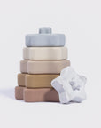 Blossom and Bear Silicone Star Stacking Toy