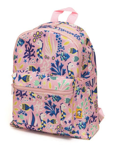 Pink petite monkey sea backpack