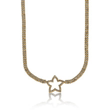 Load image into Gallery viewer, Paula Star Choker Necklace / Gold or Silver