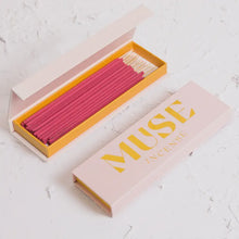 Load image into Gallery viewer, Natural Incense Sticks in Pink Case