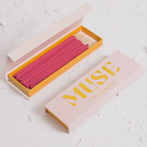 Natural Incense Sticks in Pink Case