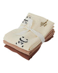 OYOY Mini Muslin Set in Choko and Lavender