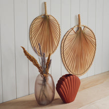 Load image into Gallery viewer, Wall Palm Leaf Shaped Fan in Large