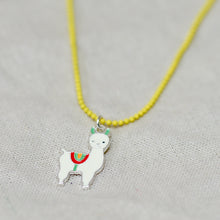 Load image into Gallery viewer, llama necklace global affairs