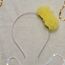 Load image into Gallery viewer, yellow tulle hairband global affairs