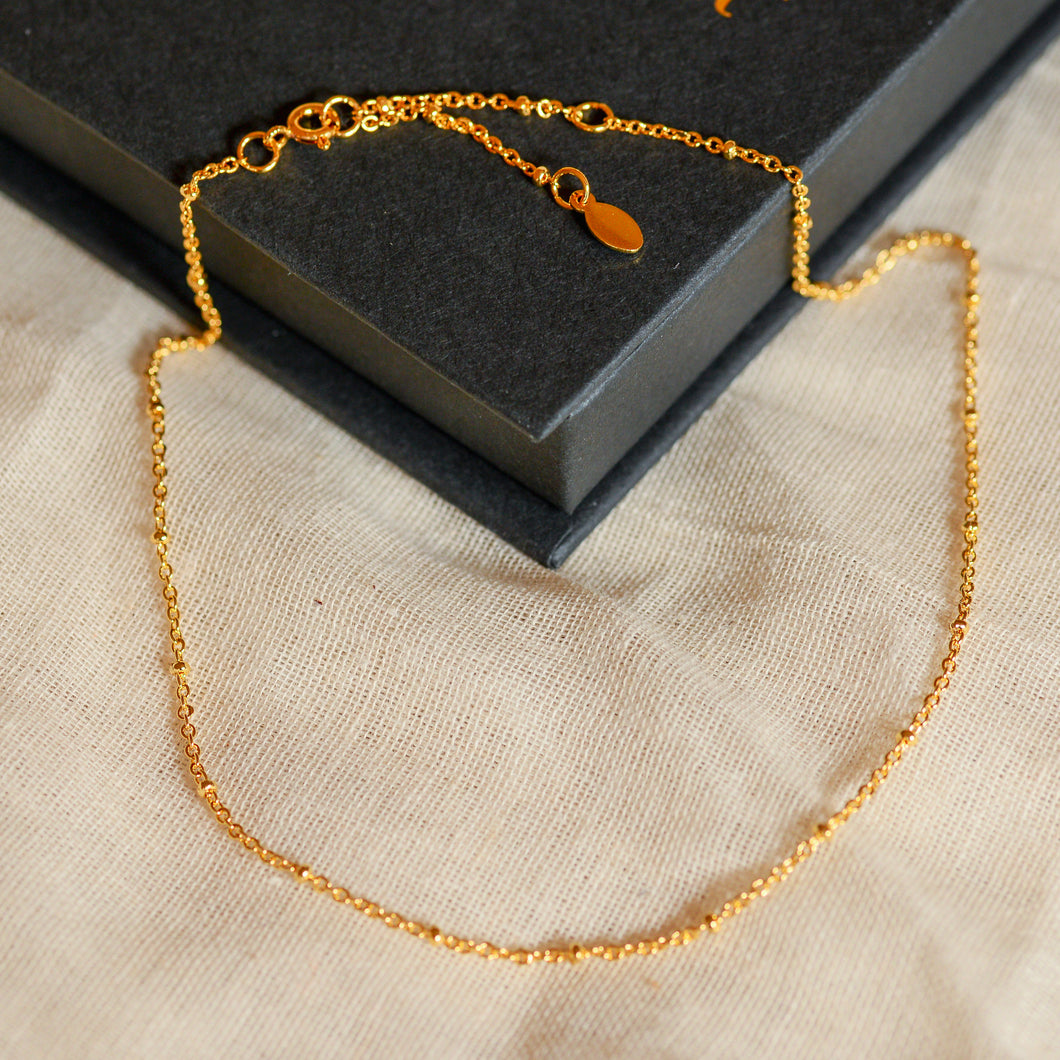 gold luna bobble chain