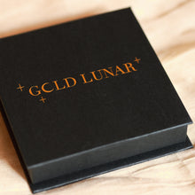 Load image into Gallery viewer, gold lunar crystal disc box
