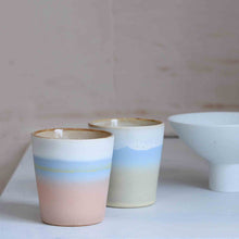 Load image into Gallery viewer, Handleless 70&#39;s Inspired Ceramic  Special Edition Mugs