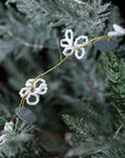 House Doctor Garland in White and Silver