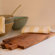 Load image into Gallery viewer, Large Cutting Board with Handle in Oiled Acacia Wood