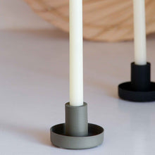 Load image into Gallery viewer, Dusty green taper candle holder