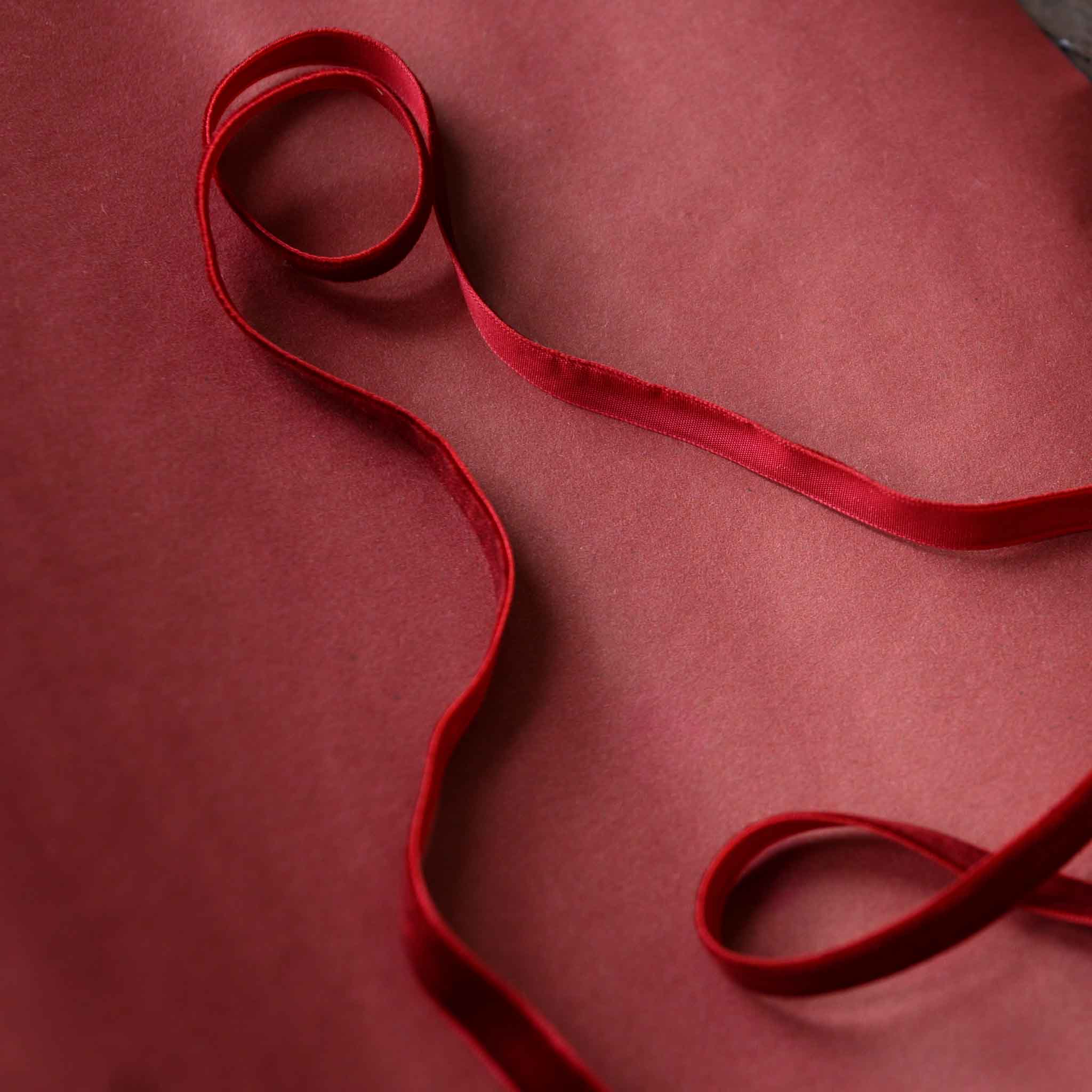 IB Laursen Velvet Ribbon in Various Colours | Festive wrapping ...