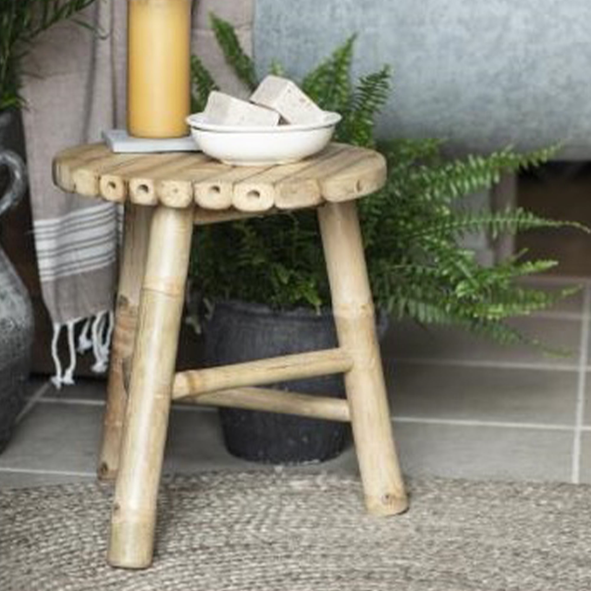 IB Laursen Bamboo Stool