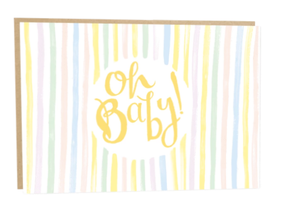 Jade Fisher New Baby Card 'Oh Baby'